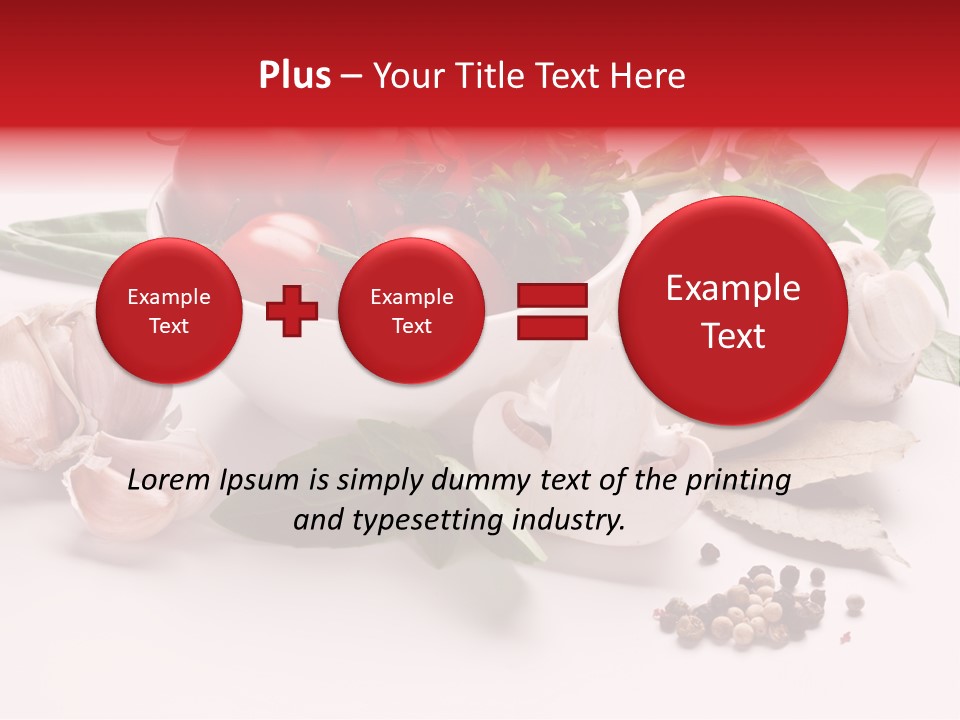 Onion Dish Ripe PowerPoint Template