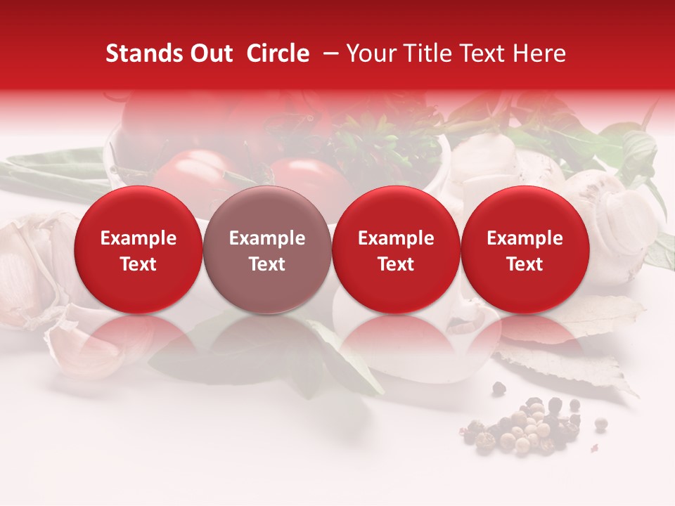 Onion Dish Ripe PowerPoint Template