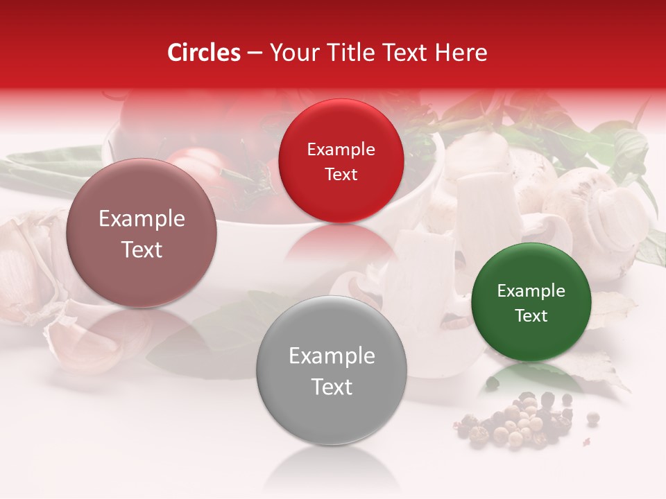 Onion Dish Ripe PowerPoint Template