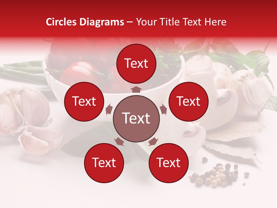 Onion Dish Ripe PowerPoint Template