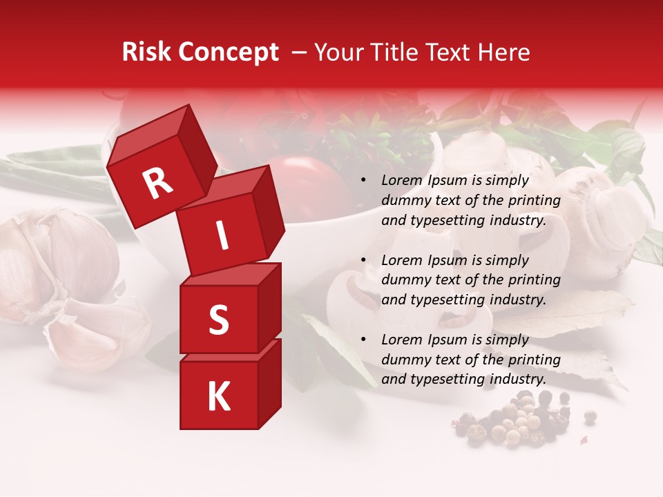 Onion Dish Ripe PowerPoint Template