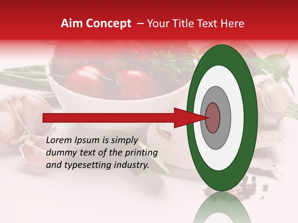 Onion Dish Ripe PowerPoint Template