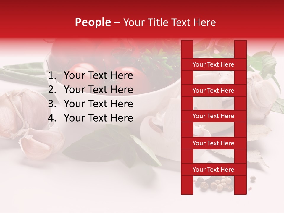 Onion Dish Ripe PowerPoint Template