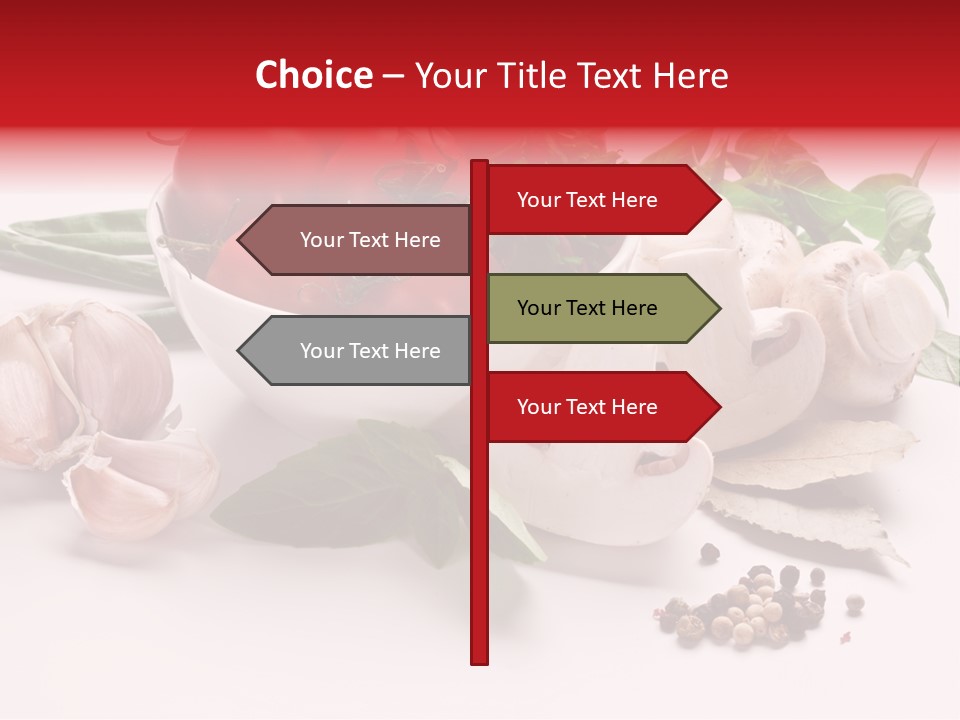 Onion Dish Ripe PowerPoint Template