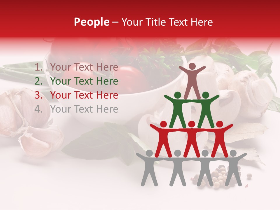 Onion Dish Ripe PowerPoint Template