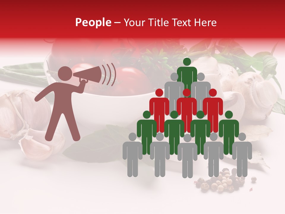 Onion Dish Ripe PowerPoint Template