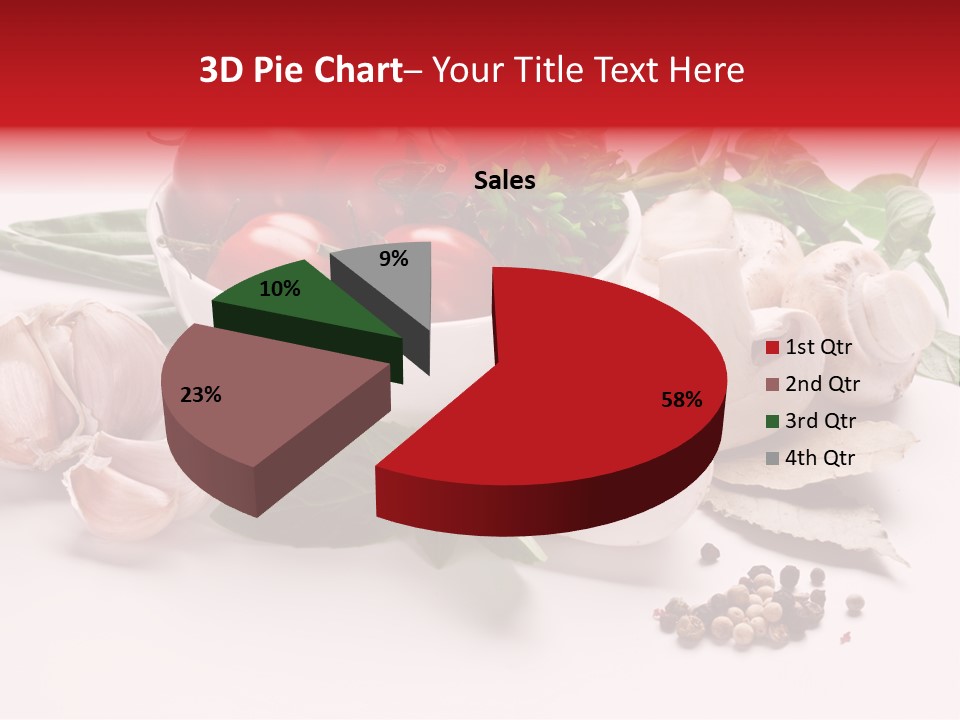 Onion Dish Ripe PowerPoint Template