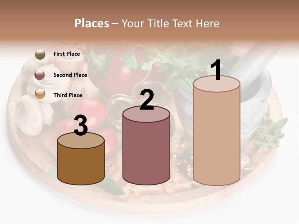 Organic Salad Antioxidant PowerPoint Template