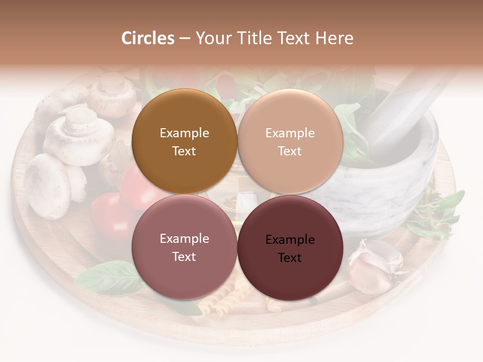 Organic Salad Antioxidant PowerPoint Template