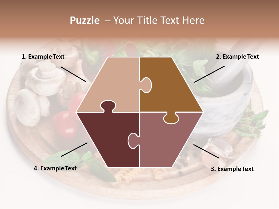 Organic Salad Antioxidant PowerPoint Template