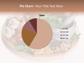 Organic Salad Antioxidant PowerPoint Template