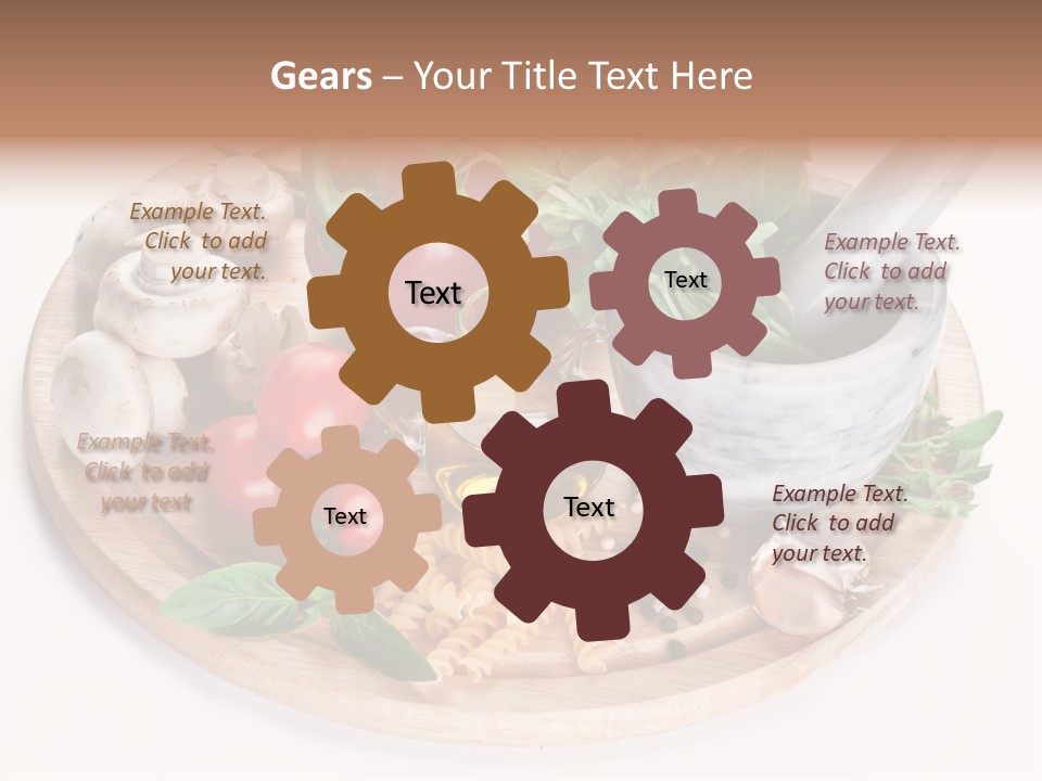 Organic Salad Antioxidant PowerPoint Template