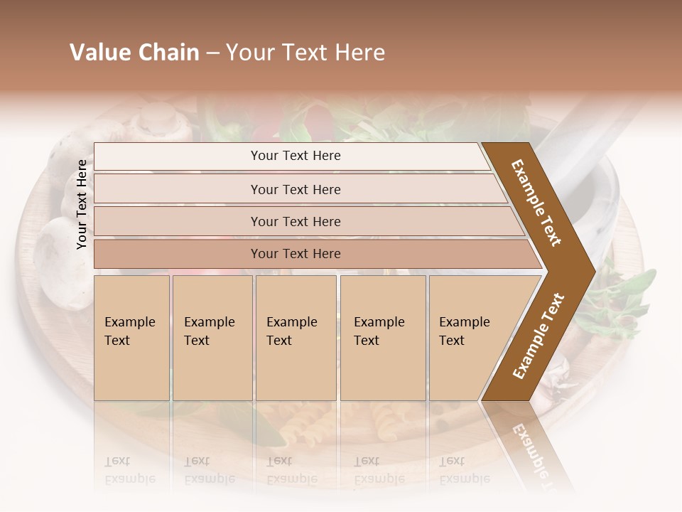 Organic Salad Antioxidant PowerPoint Template