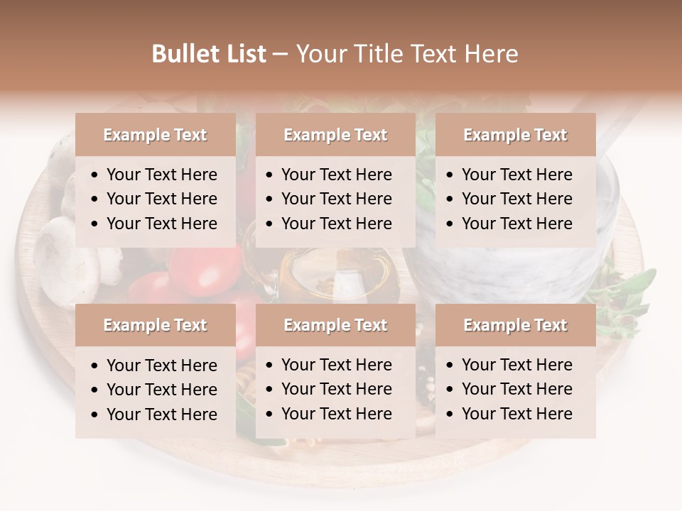 Organic Salad Antioxidant PowerPoint Template