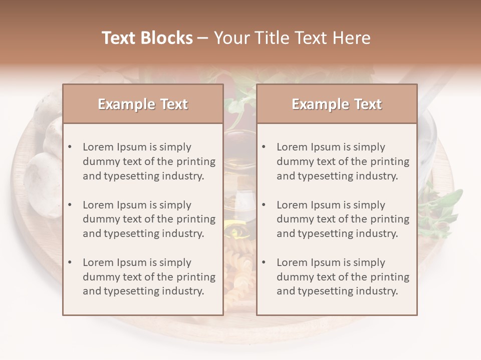 Organic Salad Antioxidant PowerPoint Template