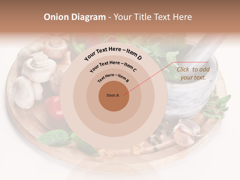 Organic Salad Antioxidant PowerPoint Template