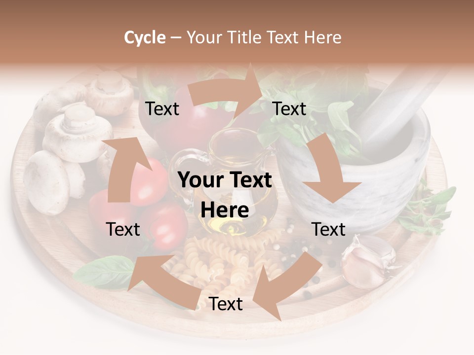 Organic Salad Antioxidant PowerPoint Template