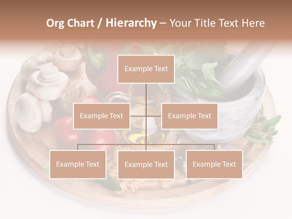 Organic Salad Antioxidant PowerPoint Template