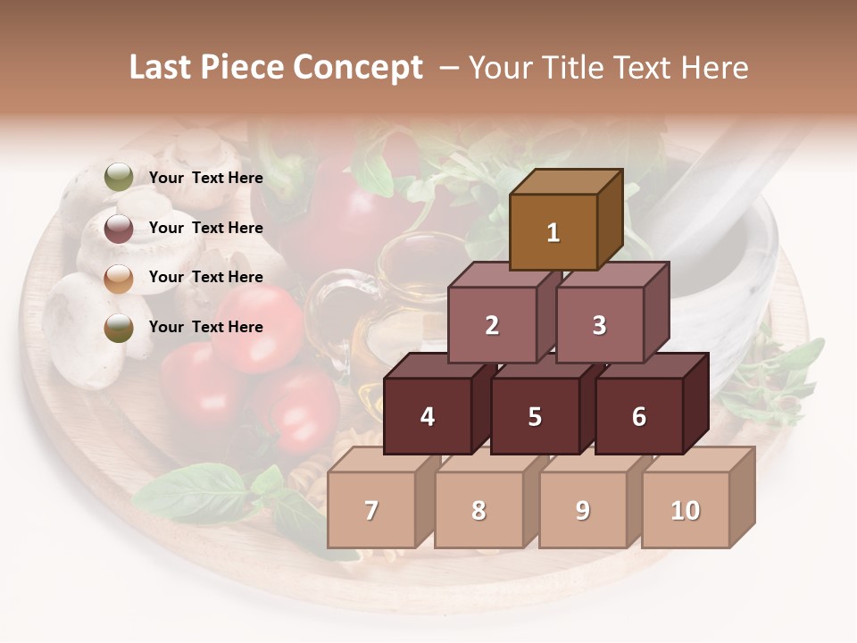 Organic Salad Antioxidant PowerPoint Template
