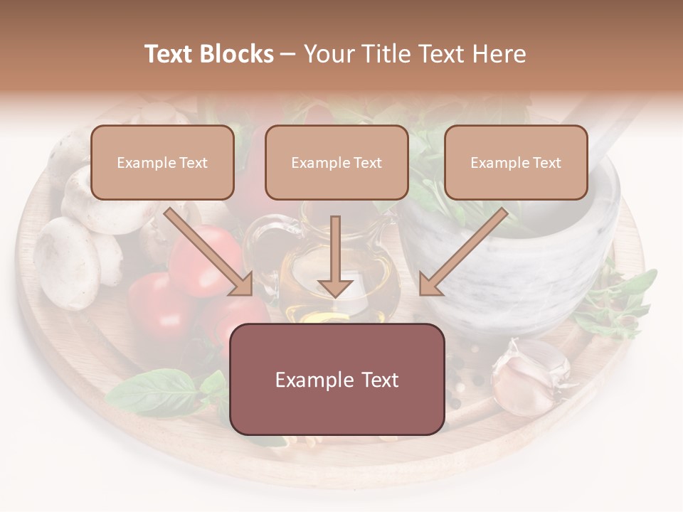 Organic Salad Antioxidant PowerPoint Template