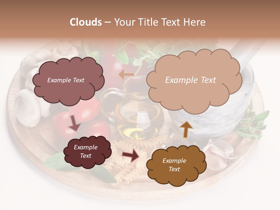 Organic Salad Antioxidant PowerPoint Template