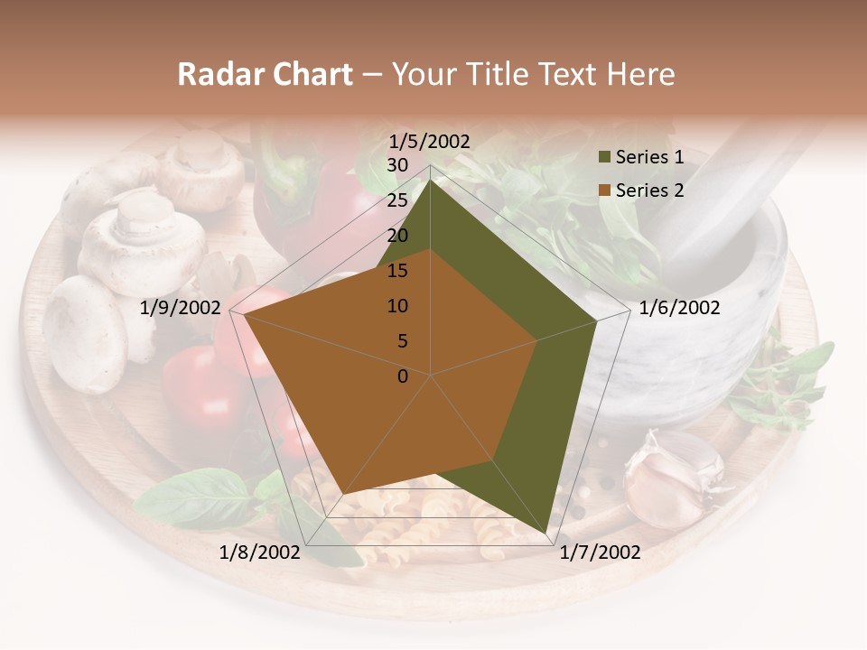 Organic Salad Antioxidant PowerPoint Template