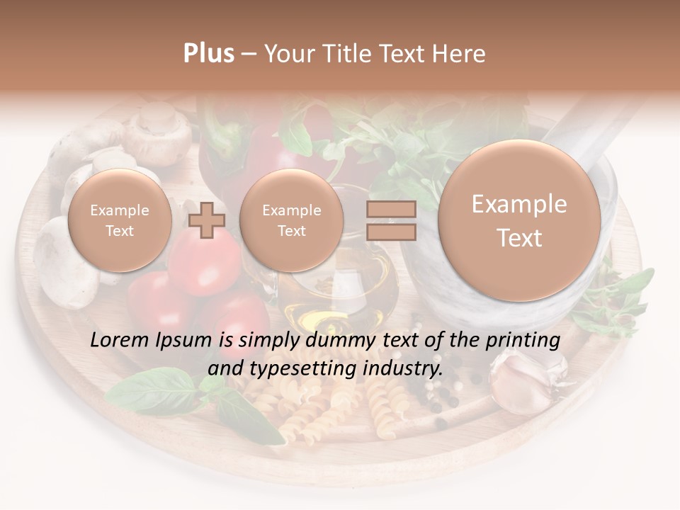 Organic Salad Antioxidant PowerPoint Template