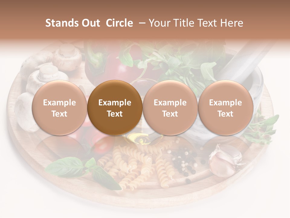 Organic Salad Antioxidant PowerPoint Template