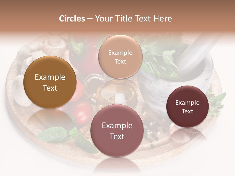 Organic Salad Antioxidant PowerPoint Template
