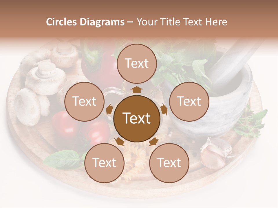 Organic Salad Antioxidant PowerPoint Template