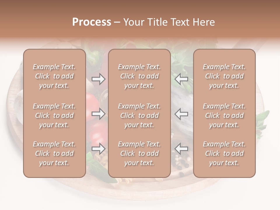 Organic Salad Antioxidant PowerPoint Template