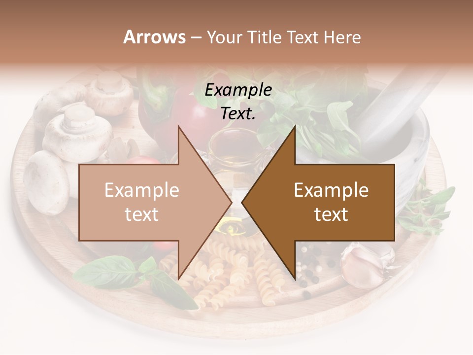 Organic Salad Antioxidant PowerPoint Template