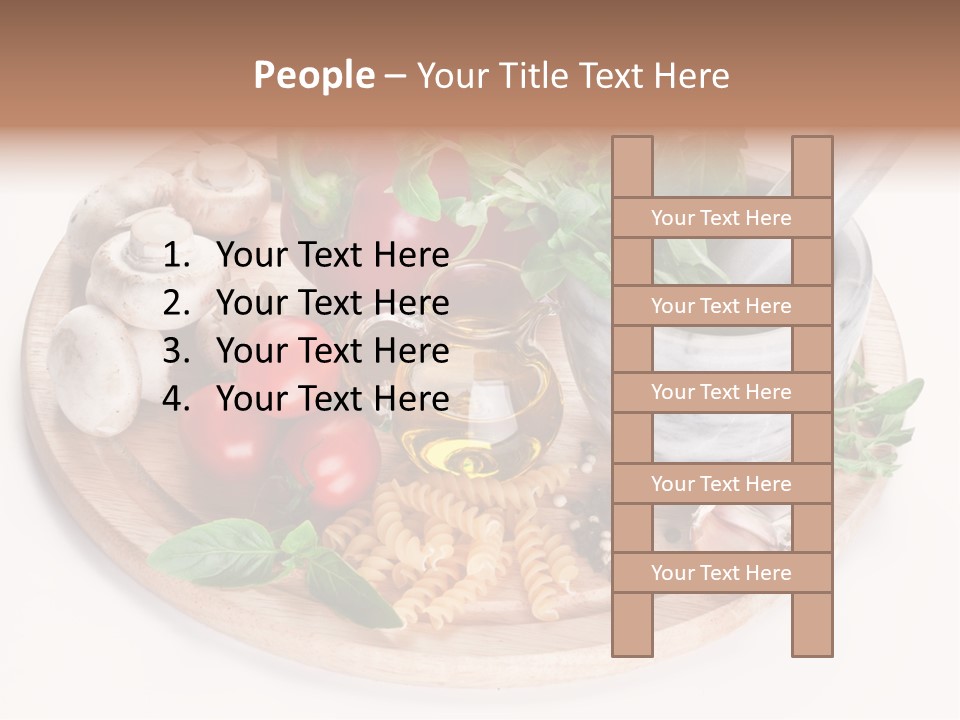 Organic Salad Antioxidant PowerPoint Template