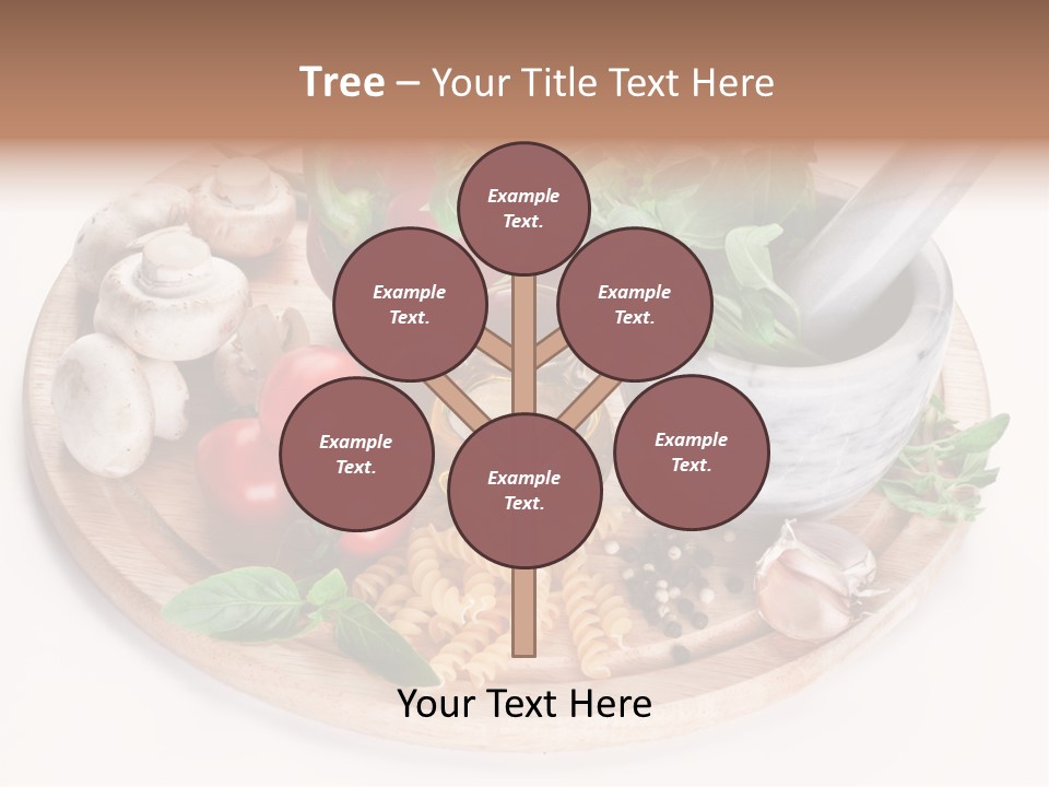 Organic Salad Antioxidant PowerPoint Template