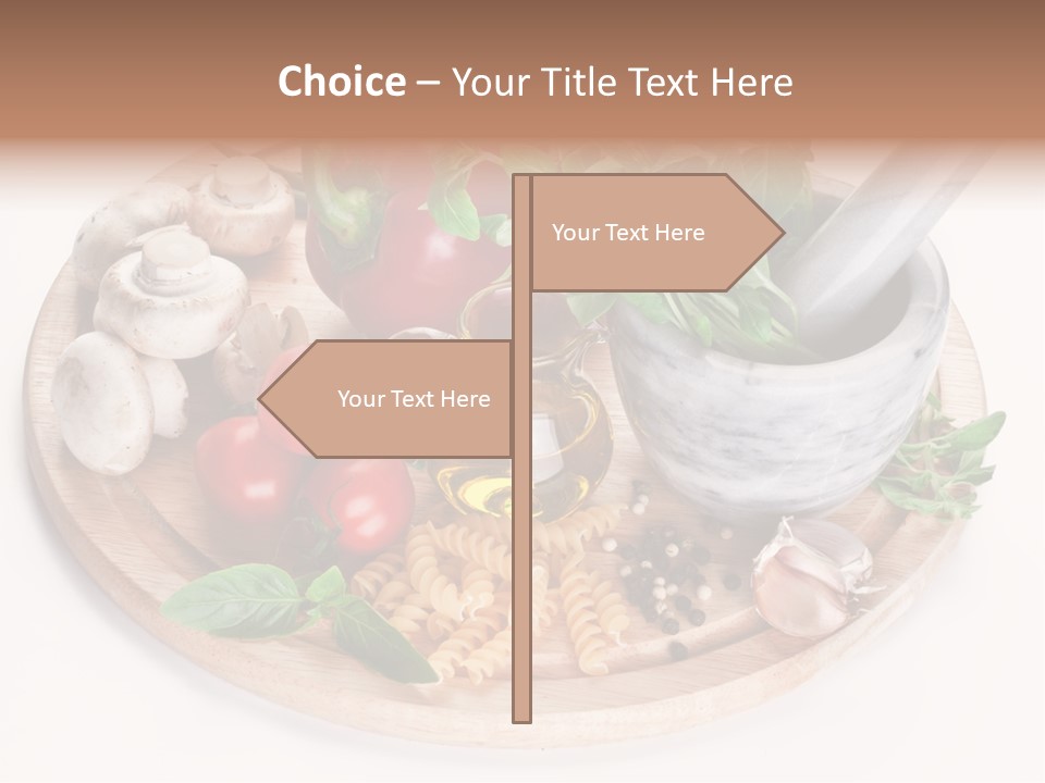Organic Salad Antioxidant PowerPoint Template