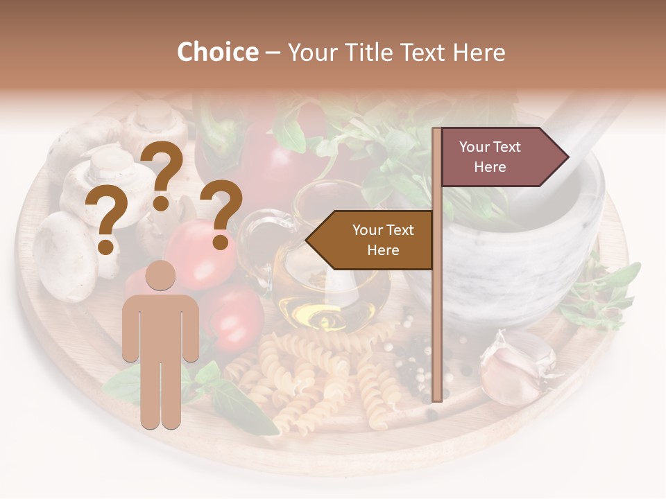 Organic Salad Antioxidant PowerPoint Template
