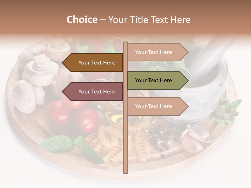Organic Salad Antioxidant PowerPoint Template