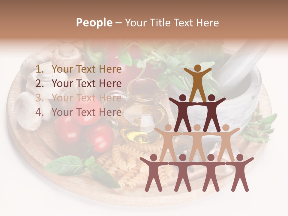 Organic Salad Antioxidant PowerPoint Template