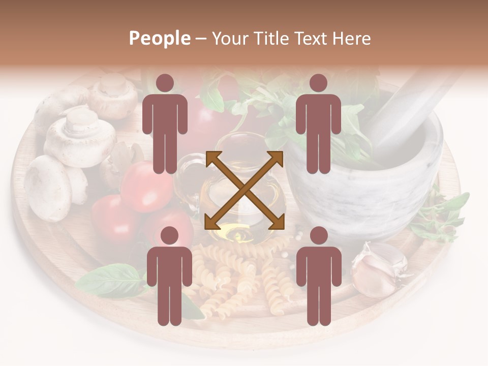 Organic Salad Antioxidant PowerPoint Template