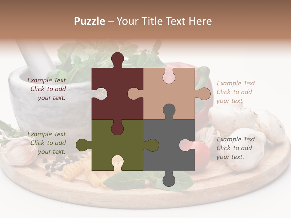 Macaroni Vegetable Oil PowerPoint Template