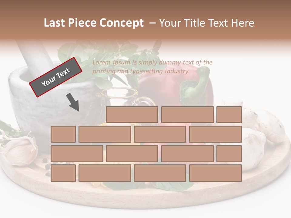 Macaroni Vegetable Oil PowerPoint Template