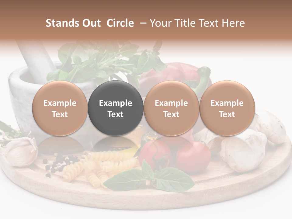 Macaroni Vegetable Oil PowerPoint Template