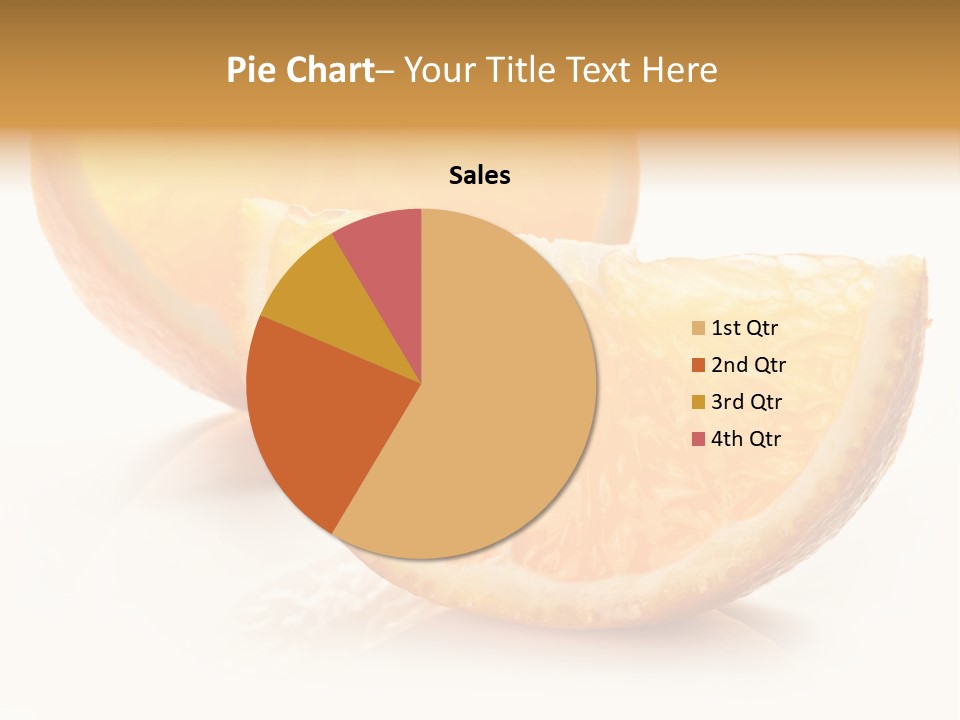 Citrus Section Cut PowerPoint Template