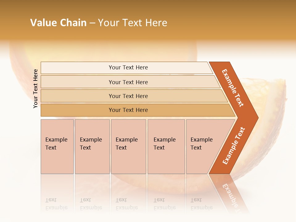 Citrus Section Cut PowerPoint Template