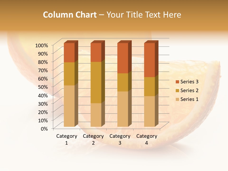 Citrus Section Cut PowerPoint Template
