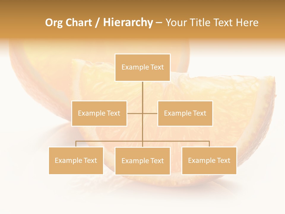 Citrus Section Cut PowerPoint Template