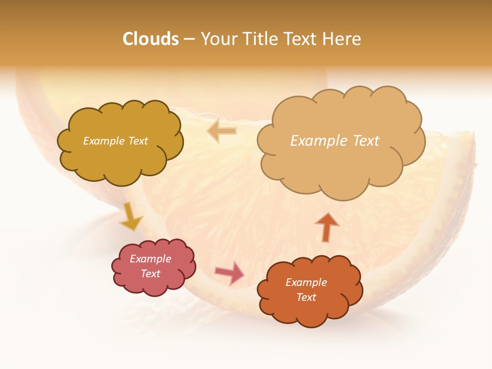 Citrus Section Cut PowerPoint Template