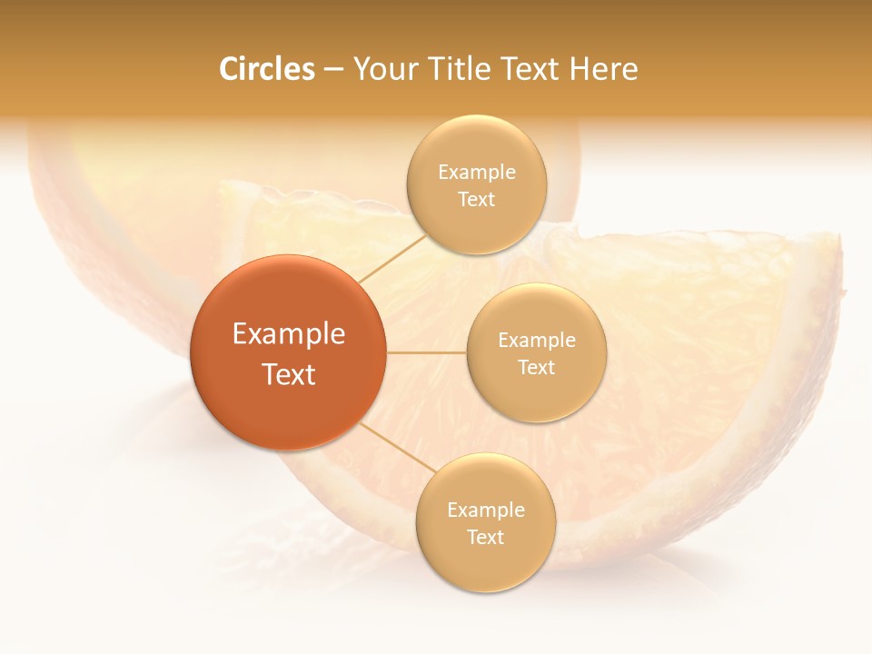 Citrus Section Cut PowerPoint Template