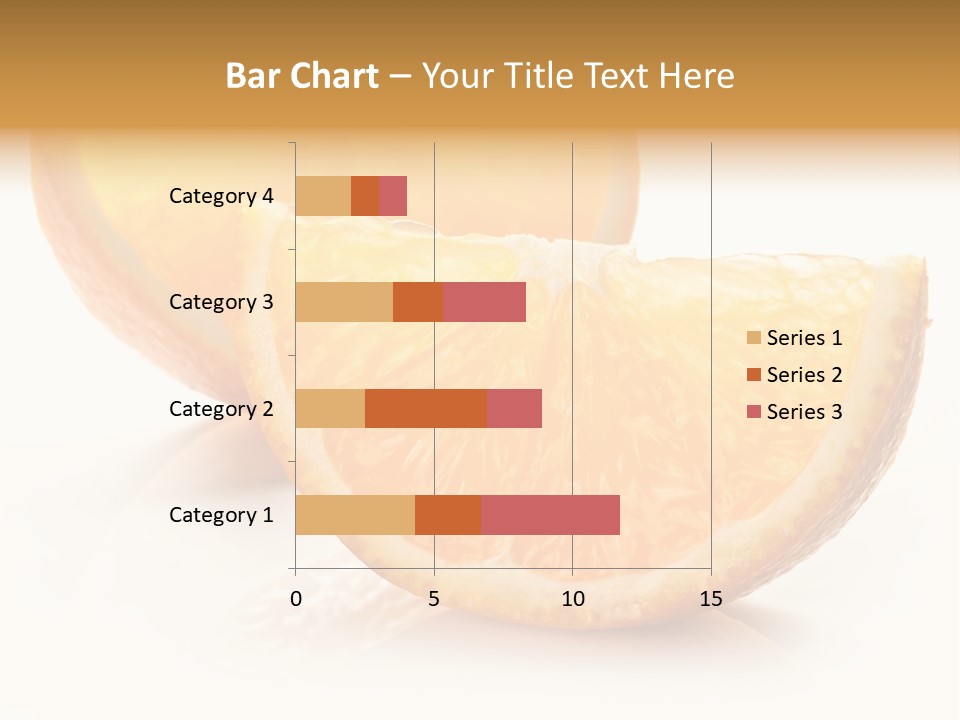 Citrus Section Cut PowerPoint Template