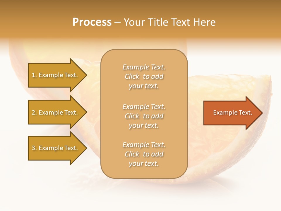 Citrus Section Cut PowerPoint Template